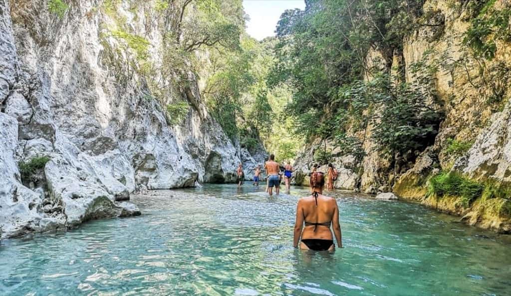 Swimming in Acheron River
