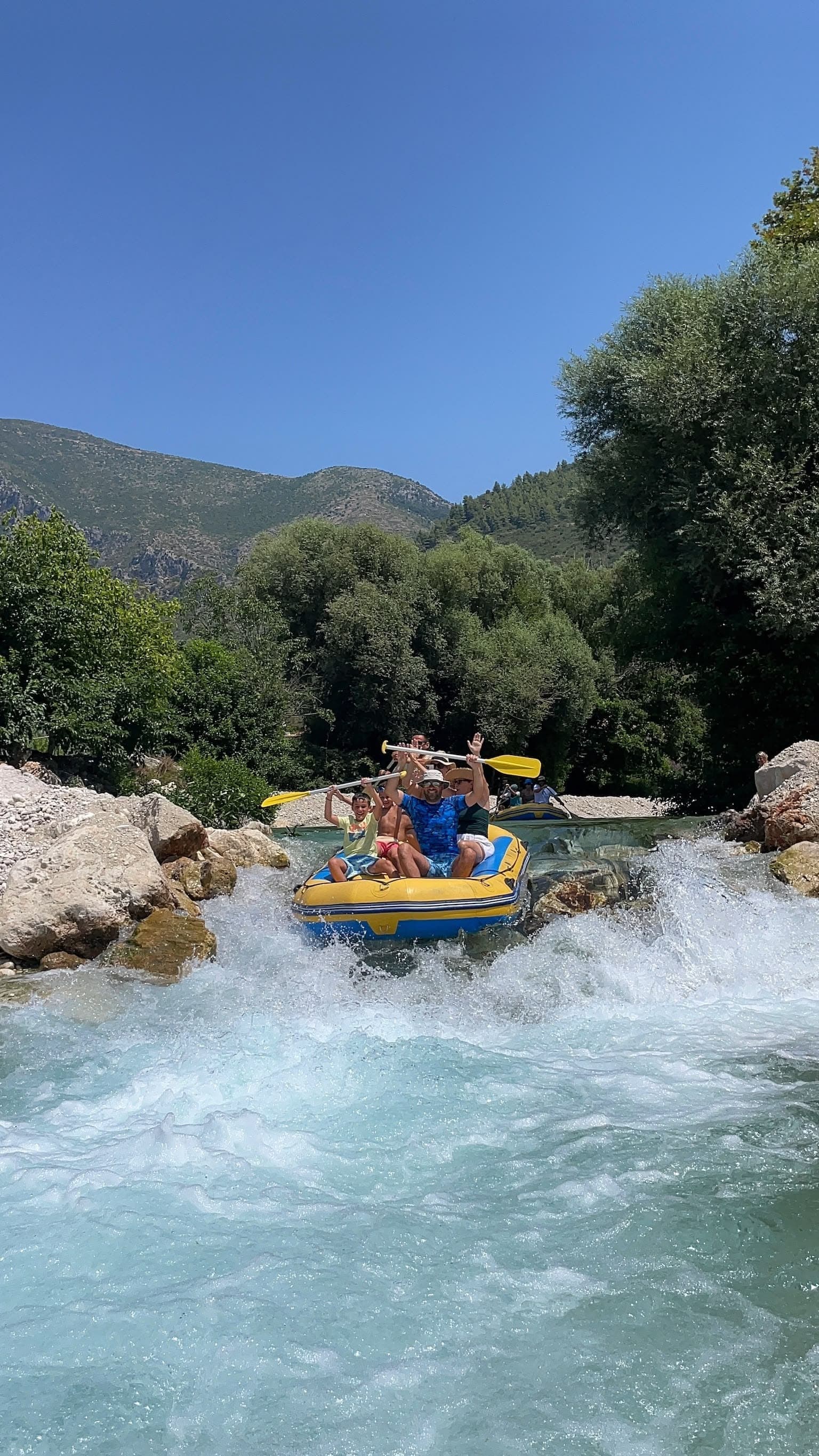 Rafting on the Acheron River