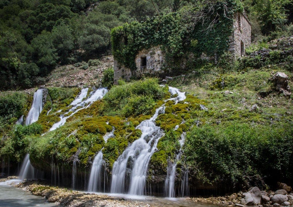 Old stone house near Glyki village